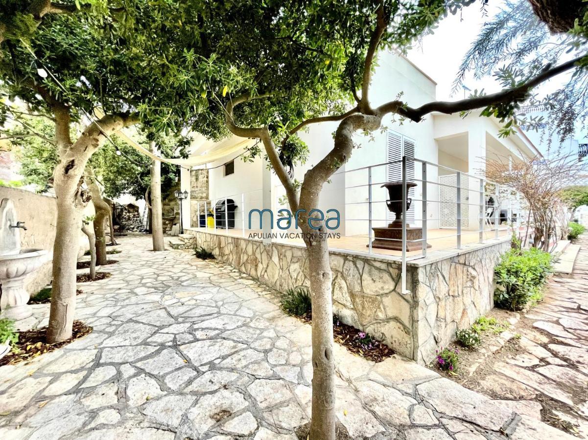 Villa Nauna, Fronte Mare Con Giardino E Terrazzo - Marea Collection ナルド エクステリア 写真